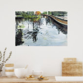 Walkway en Ripples Kew Gardens Poster (Keuken)