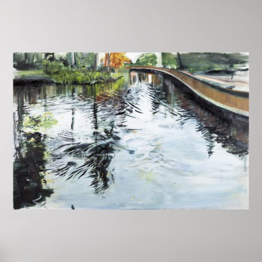 Walkway en Ripples Kew Gardens Poster (Voorkant)