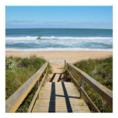 Walkway naar de strand perfect poster (Voorkant)