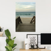 Walkway naar de strand poster (Thuiskantoor)