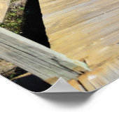 Walkway naar het strand poster (Hoek)