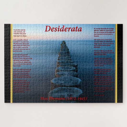 Walkway op de oceaan met beboste pilleeuwen legpuzzel (Horizontaal)