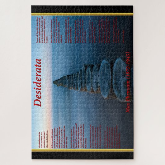 Walkway op de oceaan met beboste pilleeuwen legpuzzel (Verticaal)