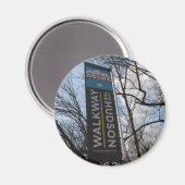 Walkway over de Hudson Magneet (Voorkant / Achterkant)