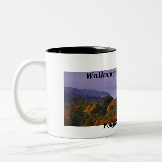 Walkway over de Hudson-Mok Tweekleurige Koffiemok (Links)