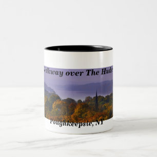Walkway over de Hudson-Mok Tweekleurige Koffiemok