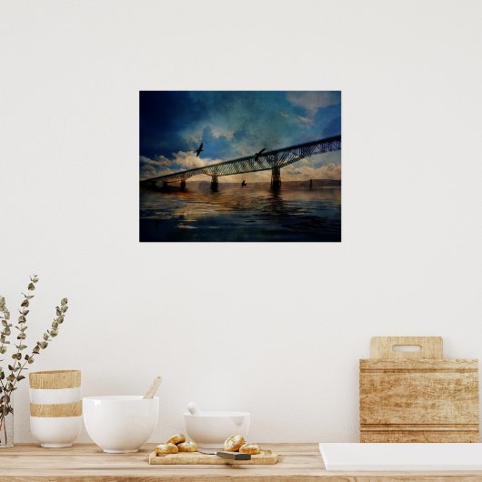 Walkway over de Hudson Poster (Keuken)