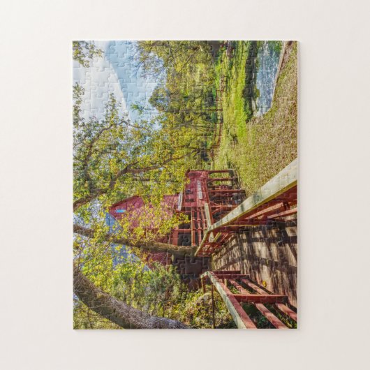 Walkway to Hodgson Mill Jigzaag Puzzle Legpuzzel (Verticaal)