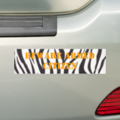 wall782, BEWARE ARMED CITIZEN Bumpersticker (Op auto)
