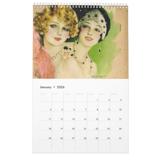 Wall Agenda 2016 van 1920 Kalender (Jan 2026)