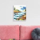 WALL ART Berglandschap Canvas Print (Insitu (Woonkamer))