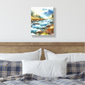 WALL ART Berglandschap Canvas Print (Insitu (Slaapkamer))