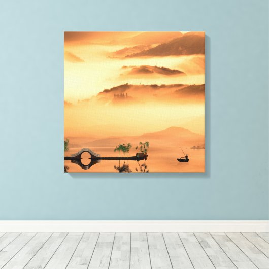 Wall Art Canvas Afdruk (Insitu (Houten vloer))