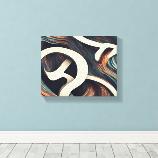 Wall Art Canvas Afdruk (Insitu (Houten vloer))