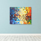 Wall Art Canvas Afdruk (Insitu (Houten vloer))