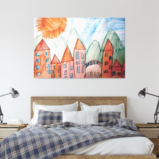 wall art canvas afdruk (Insitu (Slaapkamer))