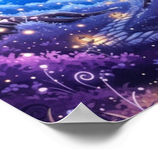 Wall art. City garden Poster (Hoek)