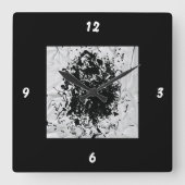 Wall Art & Décor > Clocks Vierkante Klok (Voorkant)