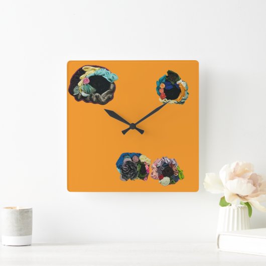 Wall Art & Décor > Clocks Vierkante Klok (Huis)
