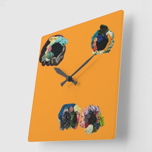 Wall Art & Décor > Clocks Vierkante Klok (Hoek)