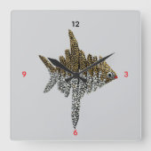 Wall Art & Décor > Clocks Vierkante Klok (Voorkant)