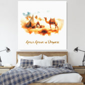 Wall art Desert Painting Canvas Afdruk (Insitu (Slaapkamer))