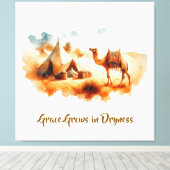 Wall art Desert Painting Canvas Afdruk (Insitu (Houten vloer))