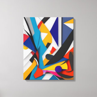 Wall Art Empowerment Kleurrijke Pop Canvas Afdruk