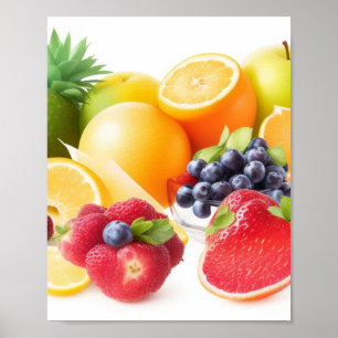 Wall Art exotische vruchten poster