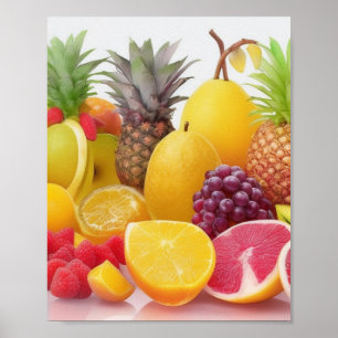 Wall Art exotische vruchten poster