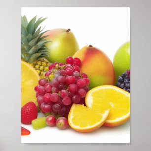 Wall Art exotische vruchten poster