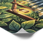 Wall art. Forest stairs Poster (Hoek)