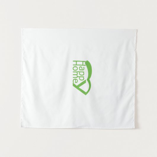 Wall Art, Happy Home Wall Art Wandkleed (Voorkant (horizontaal))