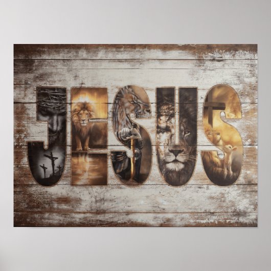 Wall Art, Heilig Jezus Poster, Moderne Muur Kunst Poster (Voorkant)