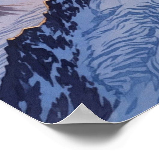 Wall art. Icebergs Poster (Hoek)