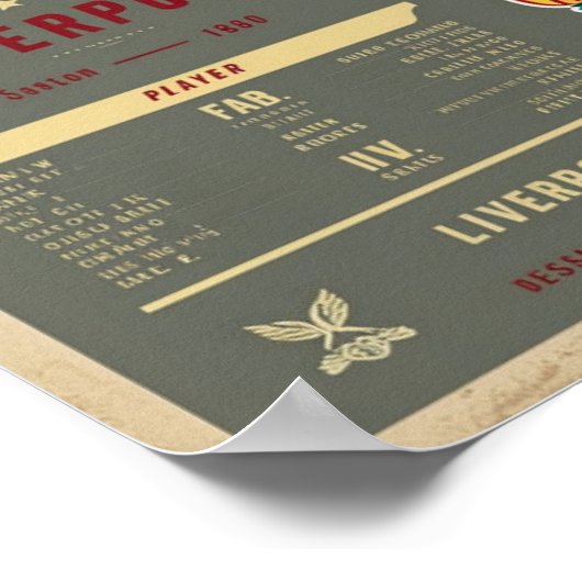 Wall Art Liverpool Poster (Hoek)