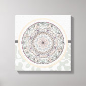 Wall Art Neutraal gekleurd medaillon Canvas Afdruk (Voorkant)