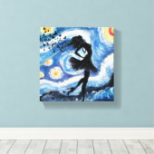 Wall Art olieverfschilderij Digitale print, eenzam Canvas Afdruk (Insitu (Houten vloer))