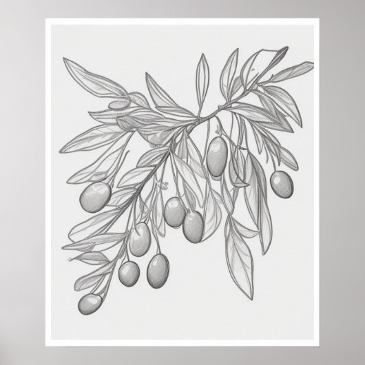 Wall Art olijfboom poster (Voorkant)