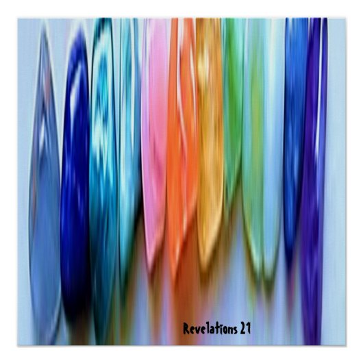 Wall Art Openbaringen Stenen Perfect Poster (Voorkant)