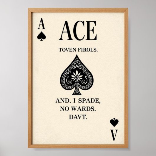Wall Art Poster (Voorkant)