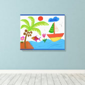 Wall Art Poster Canvas Afdruk (Insitu (Houten vloer))