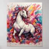 Wall Art Poster Eenhoorn (Voorkant)