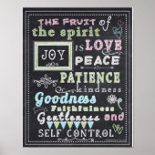 Wall Art Poster - Fruit of the Spirit, karton. (Voorkant)