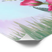 Wall art poster natuur landschap en bijbelvers (Hoek)