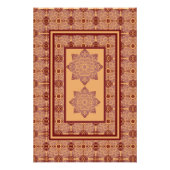 Wall Art Poster perzik en mauve (Voorkant)