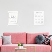 Wall Art Sets WELCOME & Seating plan Bridal Shower (Woonkamer)