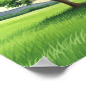 Wall art. The lonely tree Poster (Hoek)