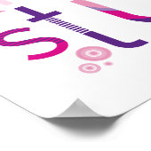 WALL ART:: TYPOGRAFIE - trendy alfabet 2 Poster (Hoek)