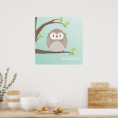 WALL ART:: uil - home sweet home 1 Poster (Keuken)